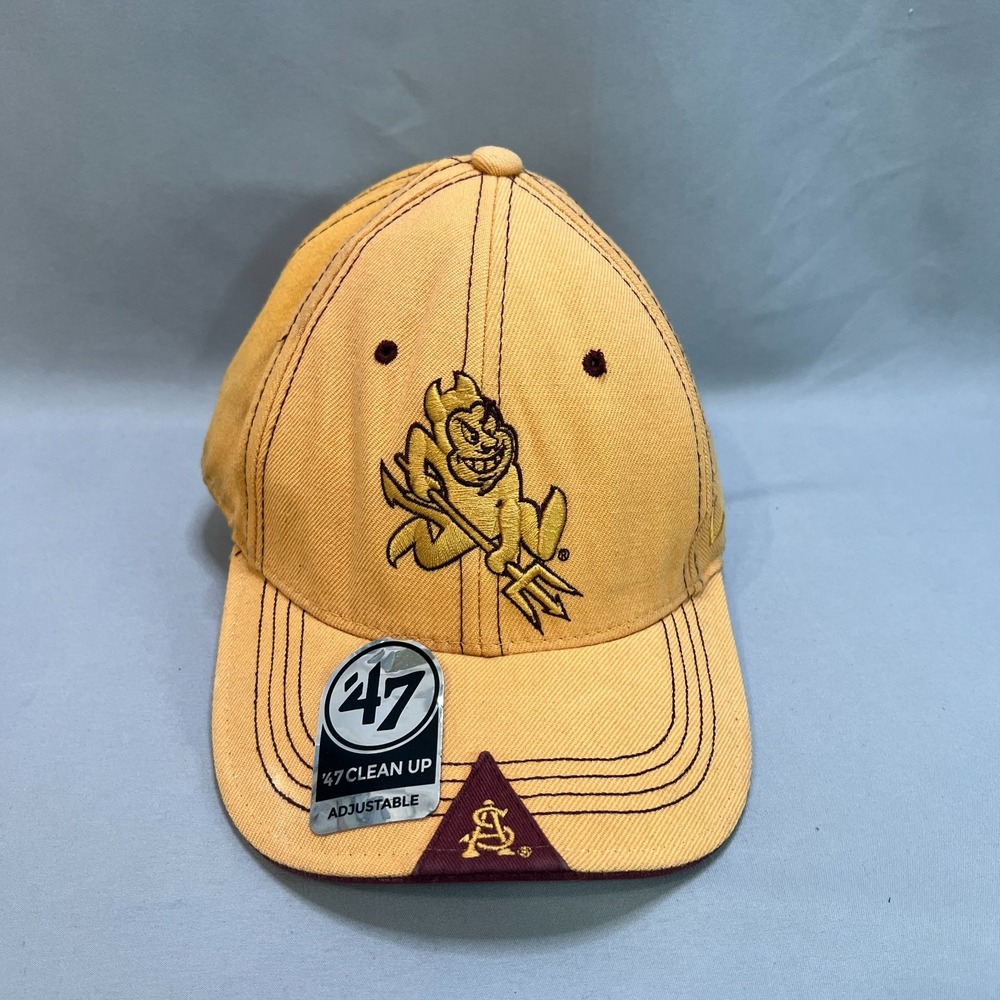 Arizona State Sun Devils Cap Mens 7 1/8 Yellow Zephyr Embroidered Baseball Hat